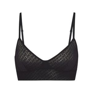 Skims Logo Mesh Triangle Bralette